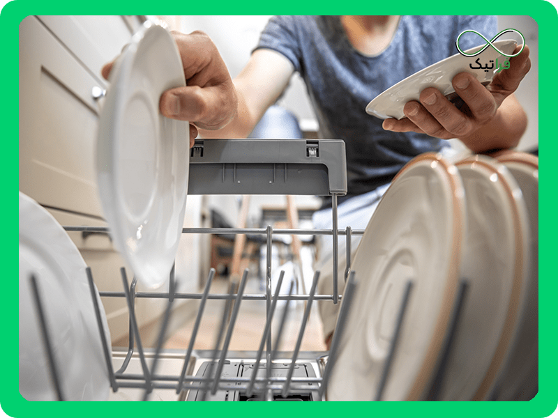 تمیز نشدن ظرف‌ها در ماشین ظرفشویی